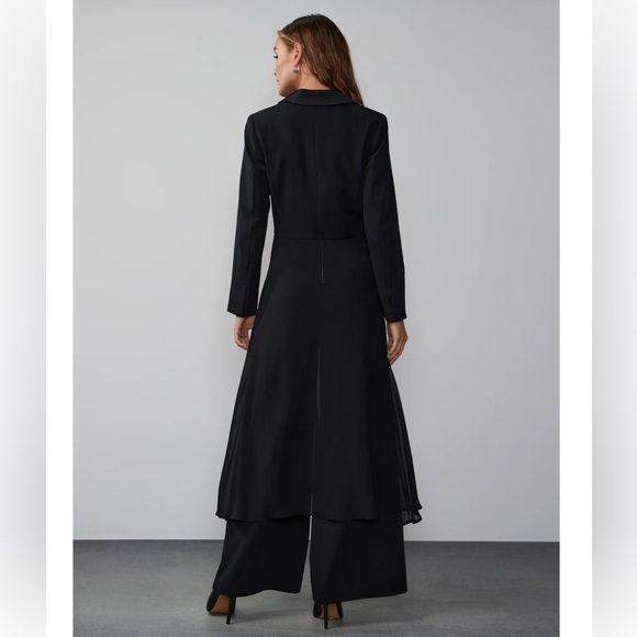 New York & Co. Long Sleeve Chiffon Blazer - Picture 3 of 6